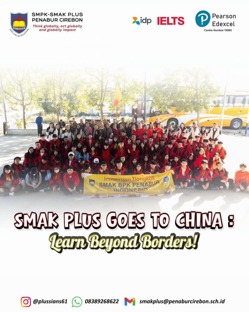 SMAK PLUS GOES TO CHINA : Learn Beyond Borders!