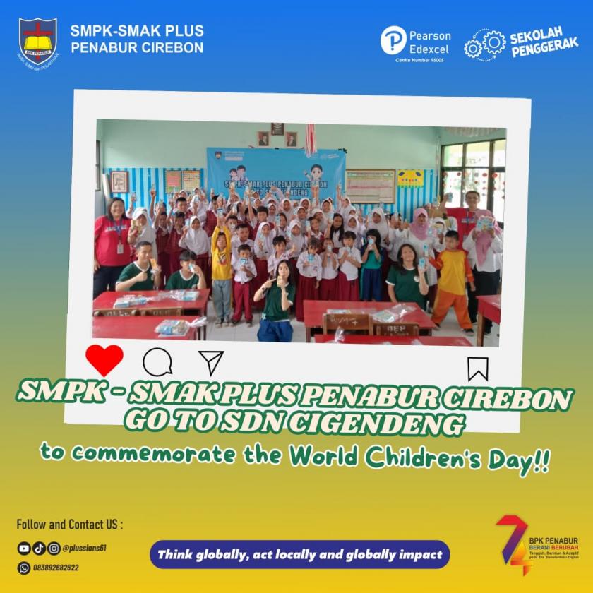 SMPK-SMAK PLUS PENABUR Cirebon Go To SDN Cigendeng