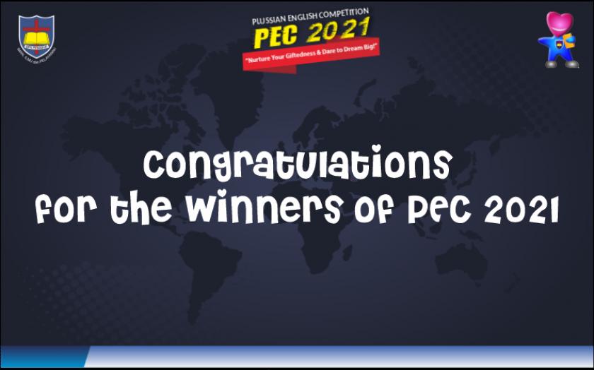 THE SCORE RESULT OF THE TOP 5 PARTICIPANTS AND THE CERTIFICATE LINK FOR THE PARTICIPANTS AND THE TEACHERS IN PLUSSIAN ENGLISH COMPETITION (PEC) 2021
