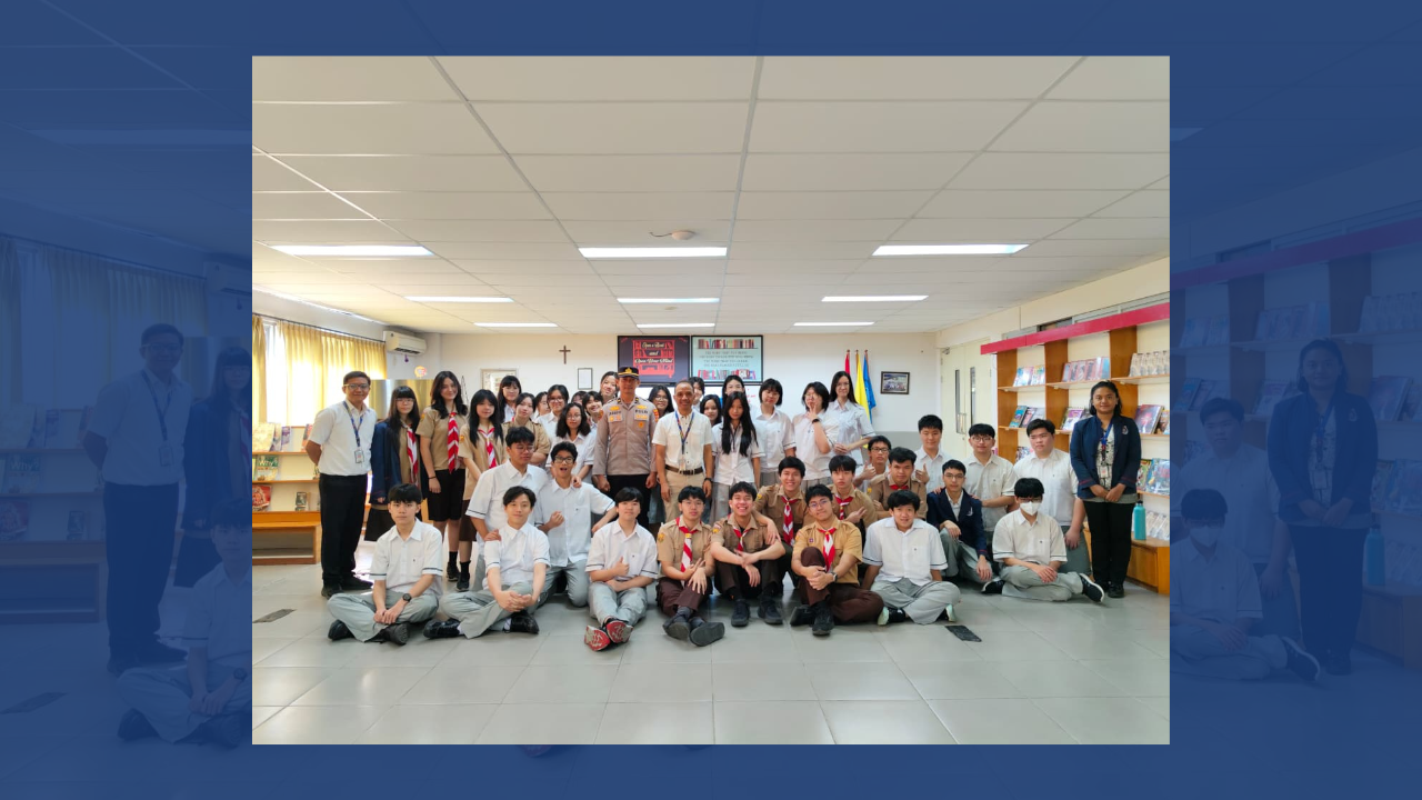Cirebon City Police Department Visit to SMAK PLUS PENABUR Cirebon