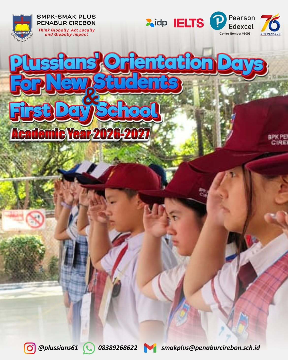 Plussians' Orientation Days For New Students & First Day School